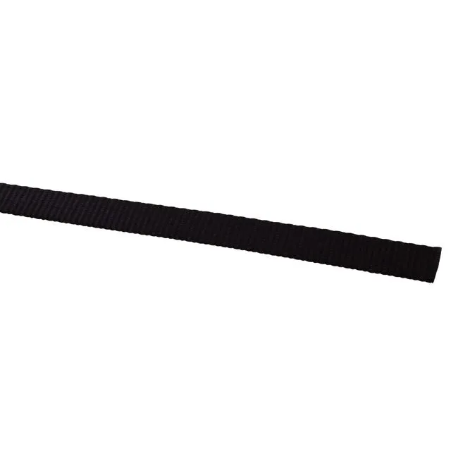 1" 4.5K Polyester Cargo Webbing - Linear Foot - Black
