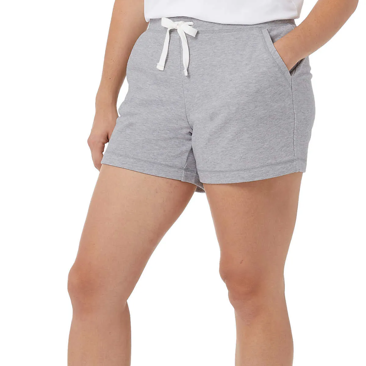 32 Degrees Women's 2-pack Ultra-soft Cotton Blend Jersey Casual Active Shorts