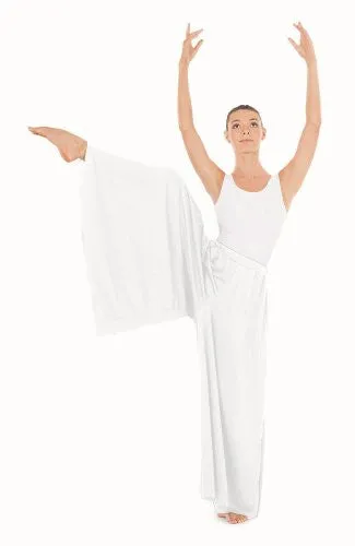 Adult Palazzo Pants 13696 - White, Purple, Black (Plus Sizes)