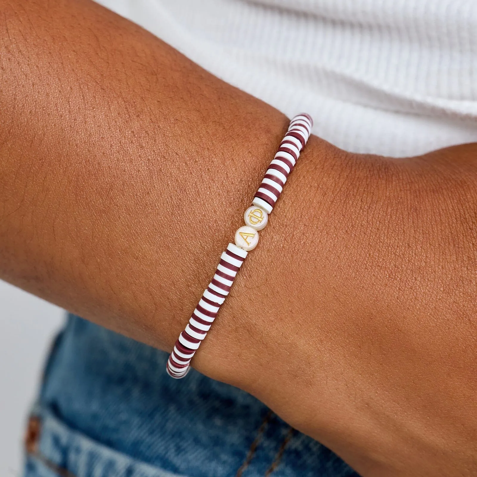 Alpha Phi Stretch Bracelet