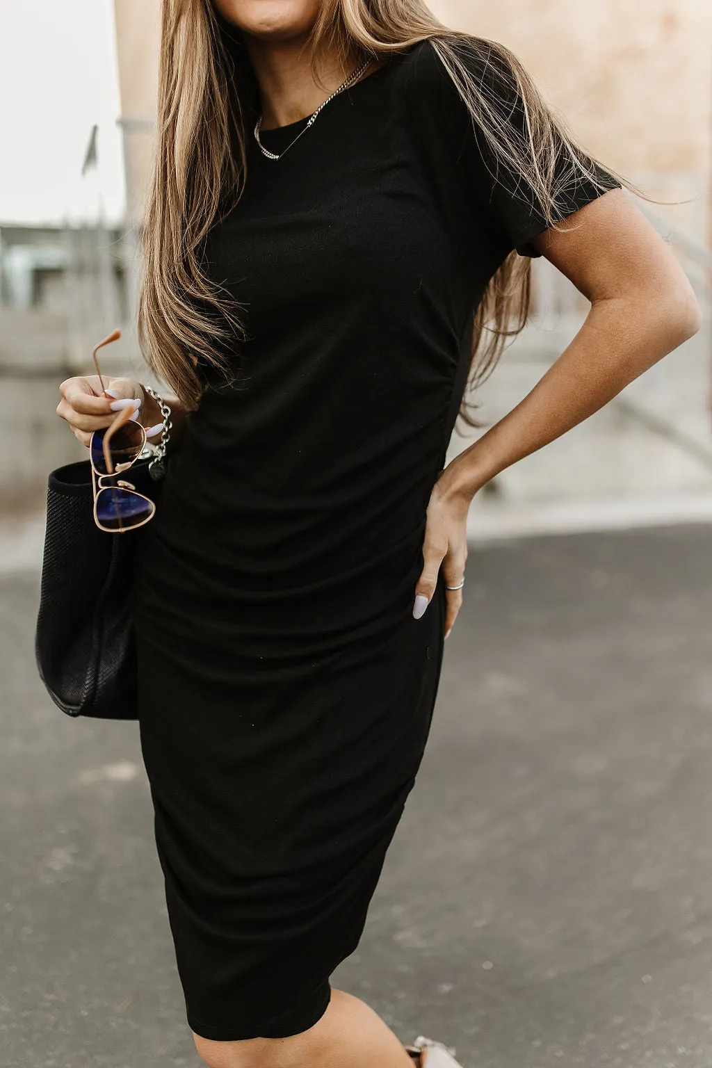 *Ampersand* Better Than Basics Dress - Raven