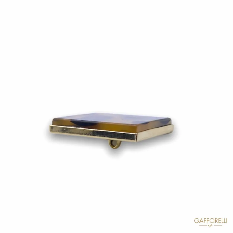 Animalier Square Polyester Button D321 - Gafforelli Srl