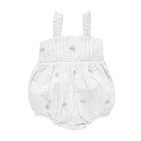 Baby Girls Sierra Bubble - Bunny Embroidery