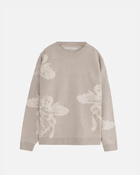 Basics Cherubs Soft Knit Crewneck Sweater in Seed Gray - Cozy and Stylish Pullover