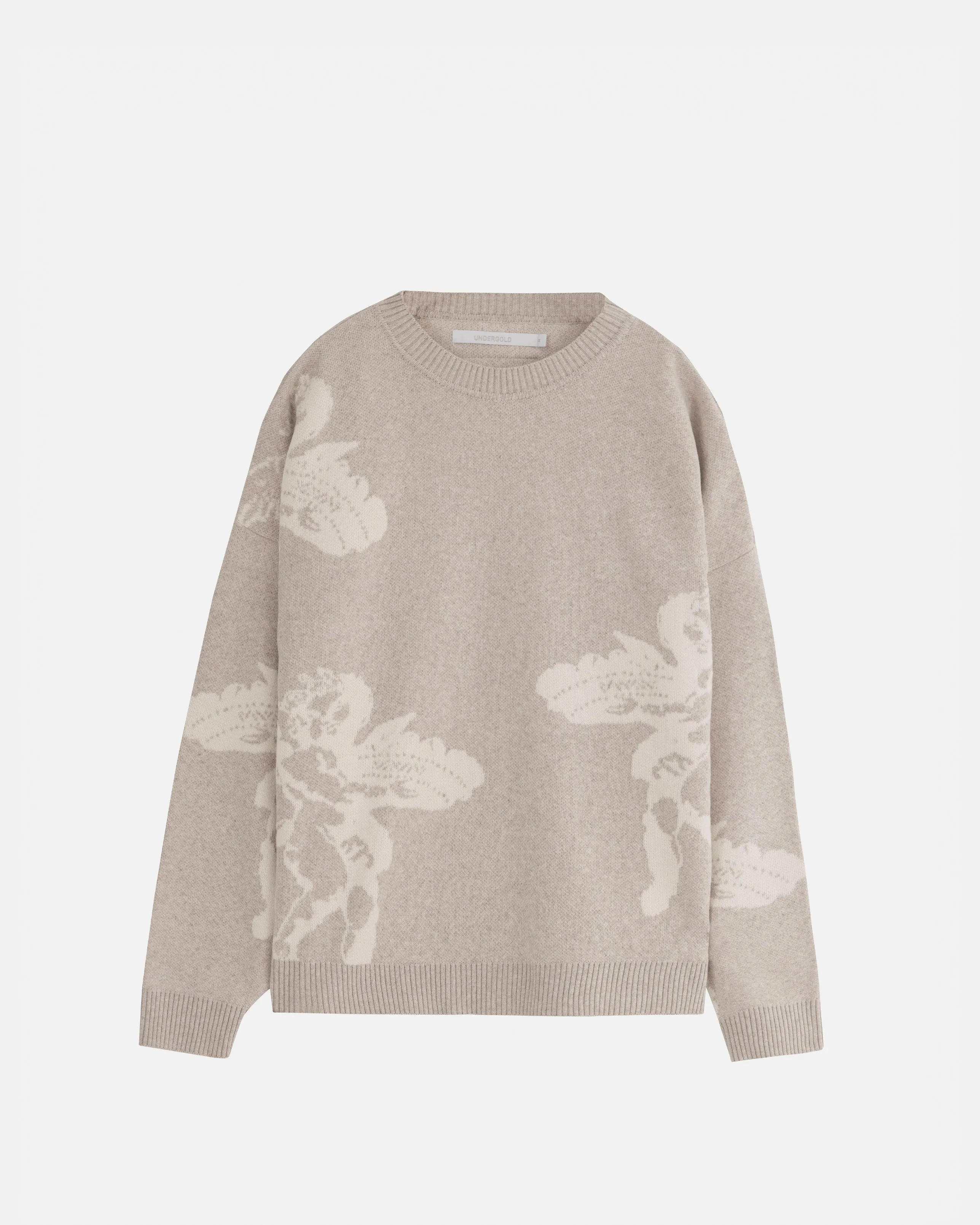Basics Cherubs Soft Knit Crewneck Sweater in Seed Gray - Cozy and Stylish Pullover