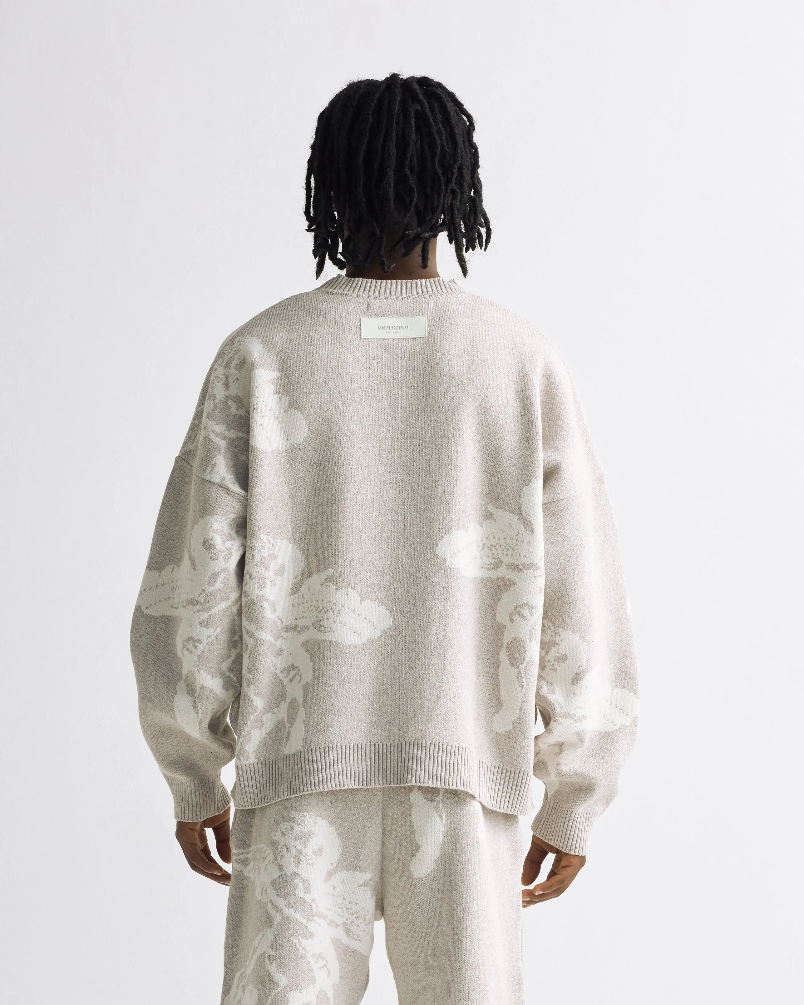 Basics Cherubs Soft Knit Crewneck Sweater in Seed Gray - Cozy and Stylish Pullover
