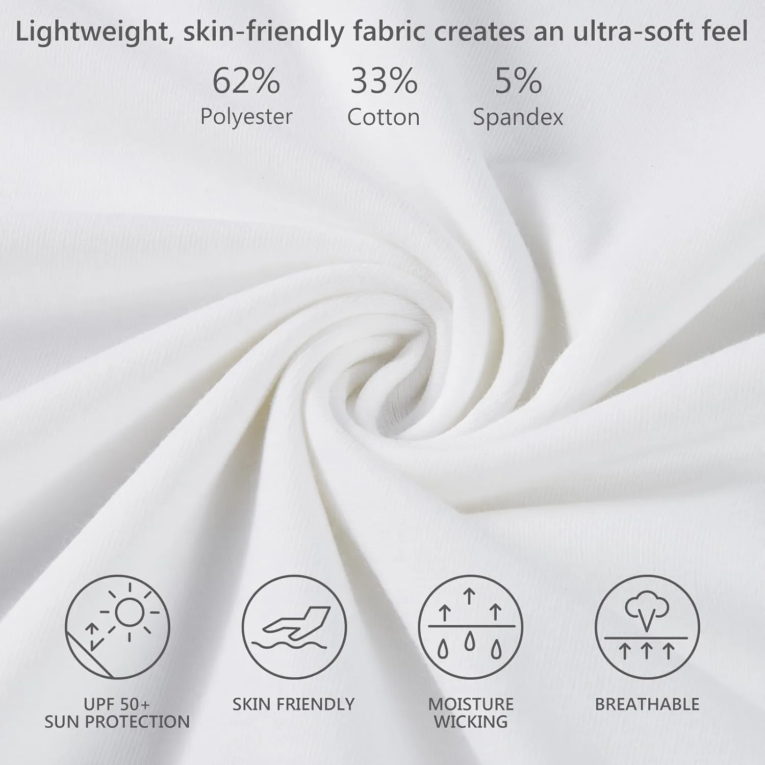 BASSDASH Men's Ultra Soft Cotton Blend UPF 50  Long Sleeve Fishing Shirt UV Sun Protection Casual Performance Tee