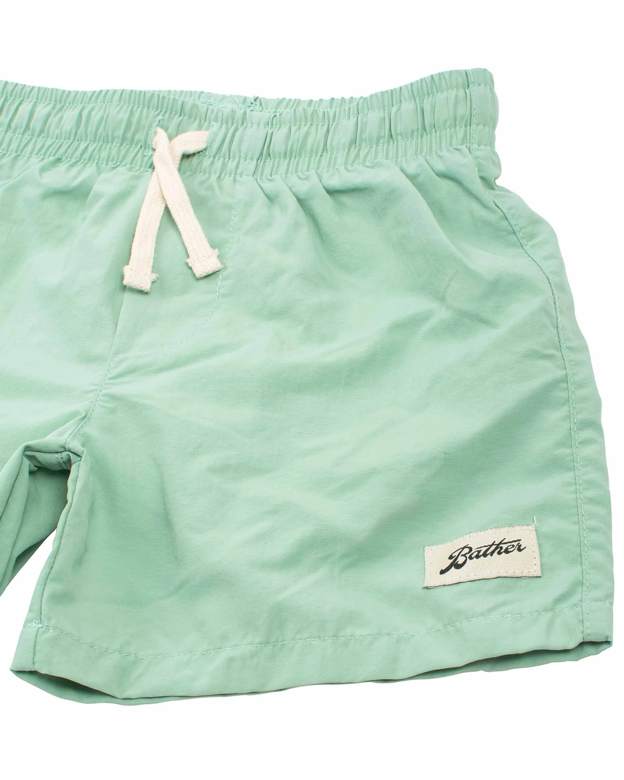 Bather Kids' Solid Swim Trunk Seafoam
