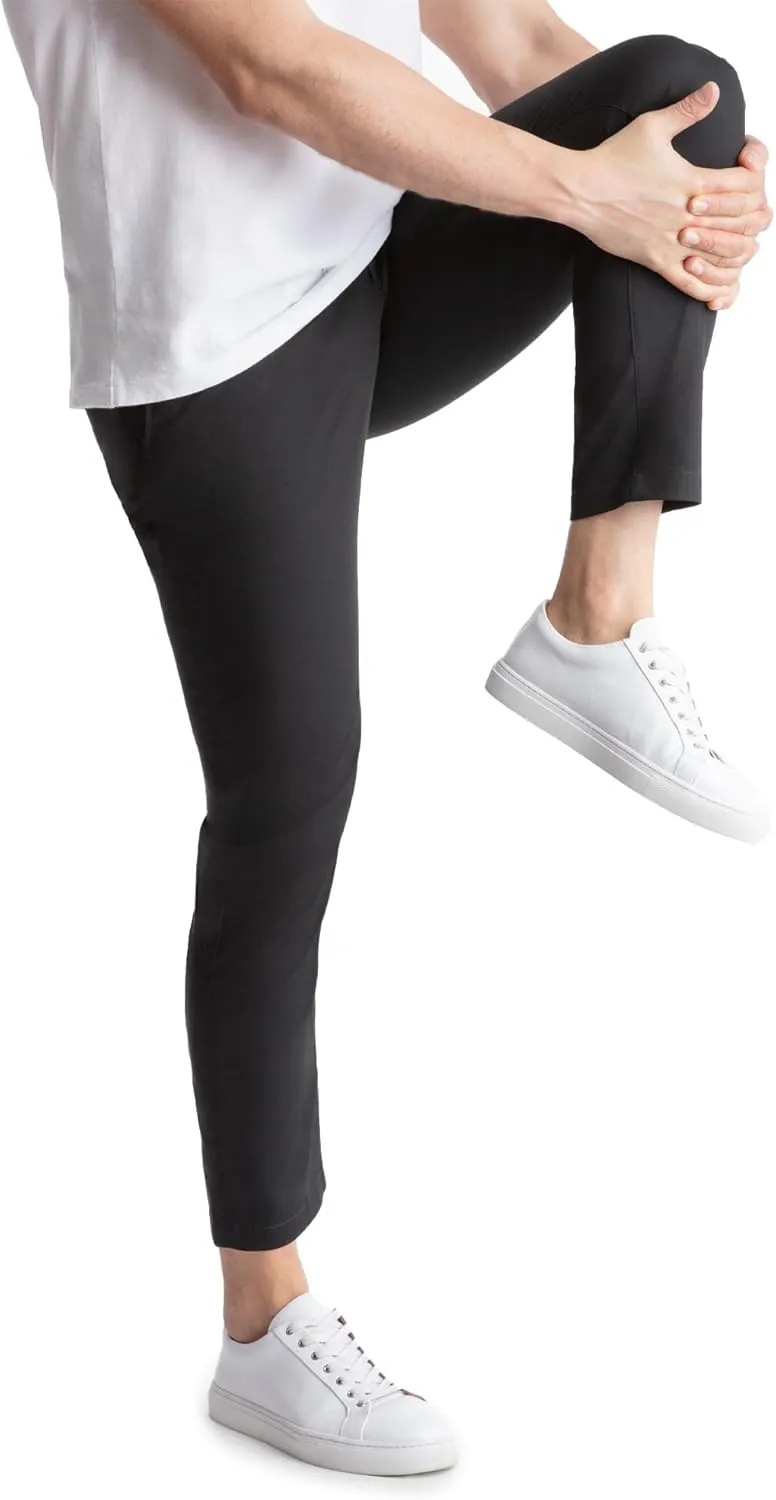 birddogs Mens Stretch Khakis  Casual, Slim Fit Pants