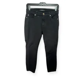 Black Pants Designer 7 For All Mankind, Size 2