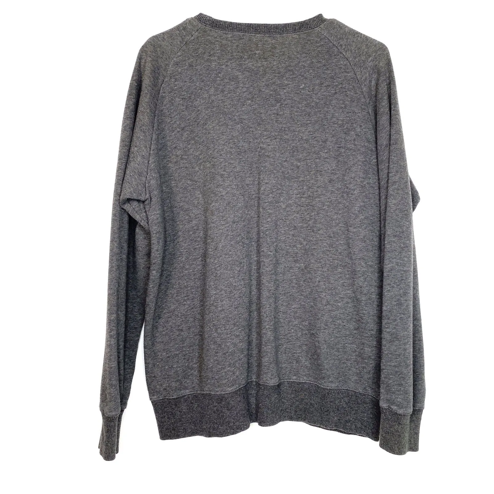 Black Scale Mens Size M Gray Pullover Sweatshirt Crew Neck S/s