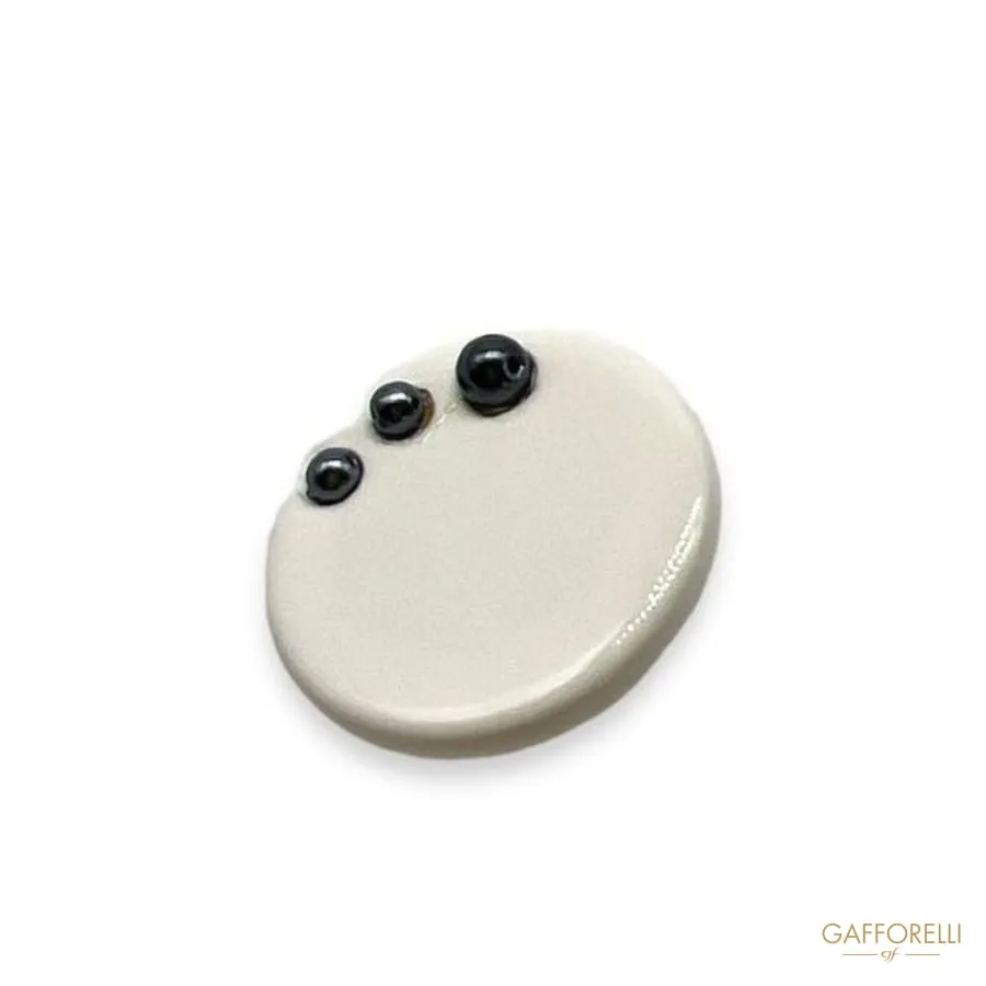 Button with Beads- Art. D435 - Gafforelli Srl