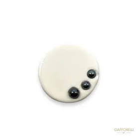 Button with Beads- Art. D435 - Gafforelli Srl
