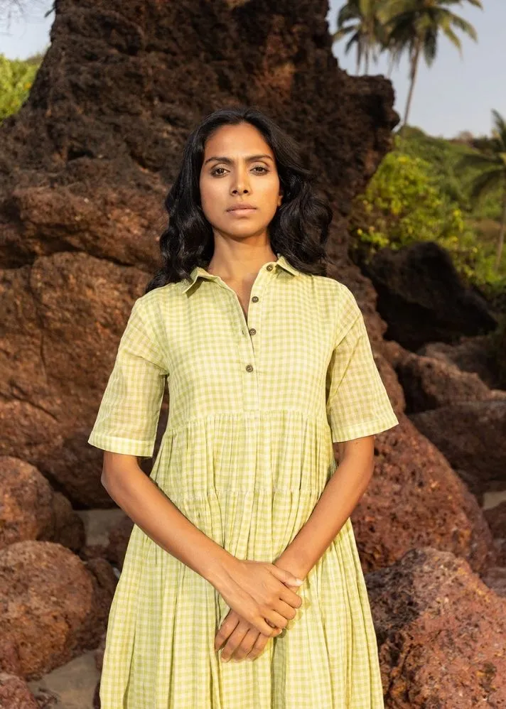 Check Forest Dress