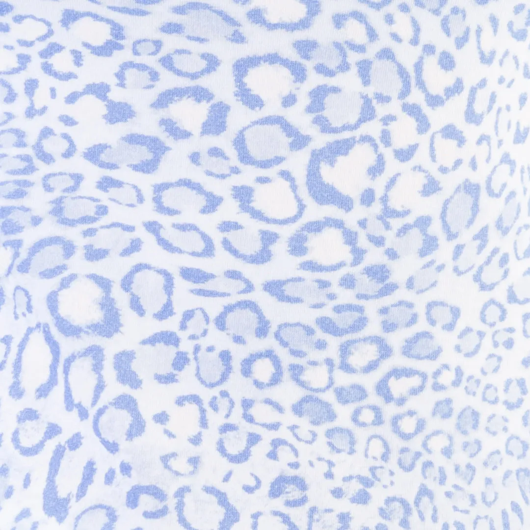 Cotton Stretch Mask in Belluno Leo Light Blue