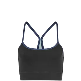 CROPPED YOGA TANK TOP IN BLACK/GREEN