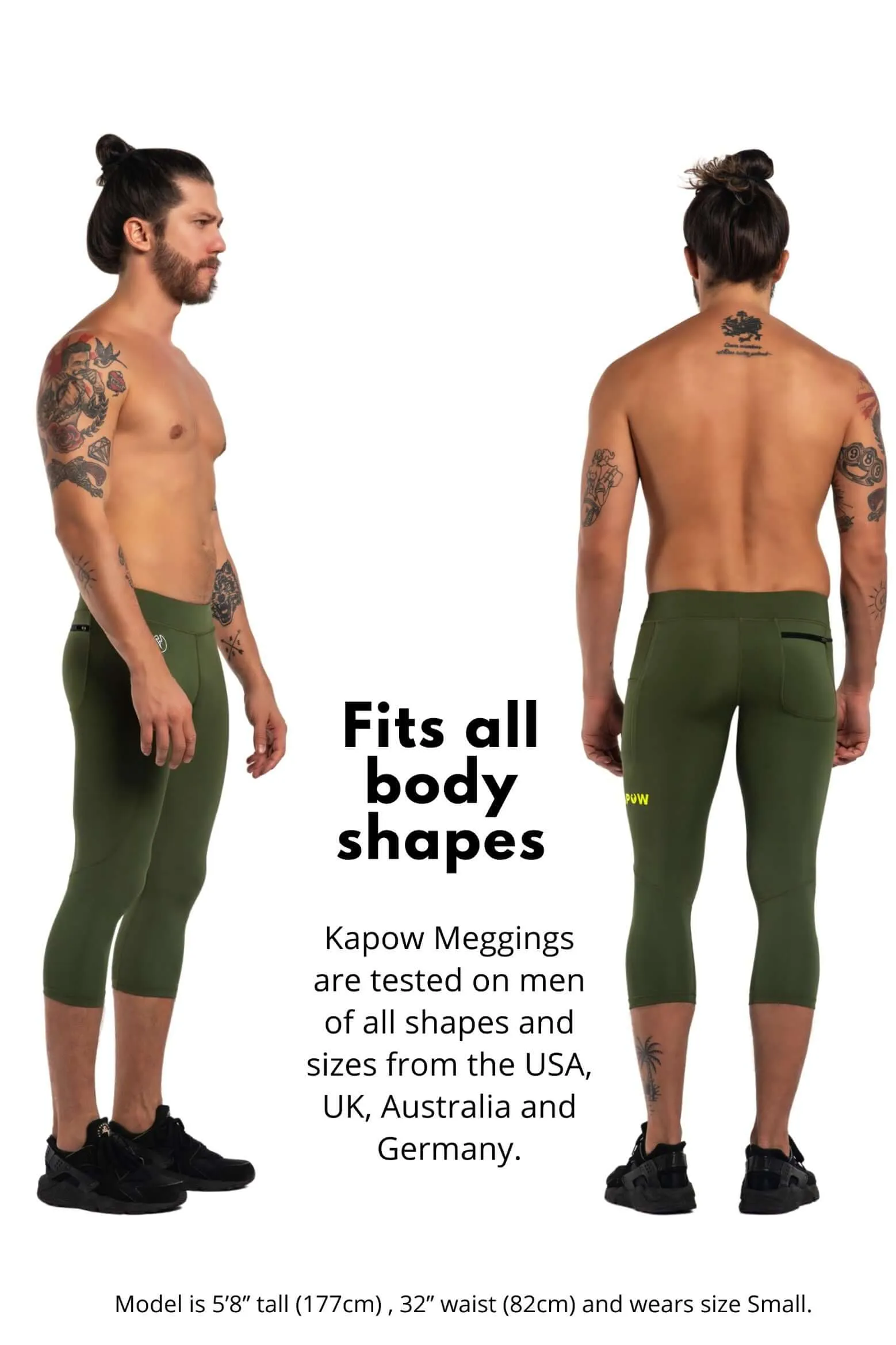 Dakar Recycled 3/4 Meggings
