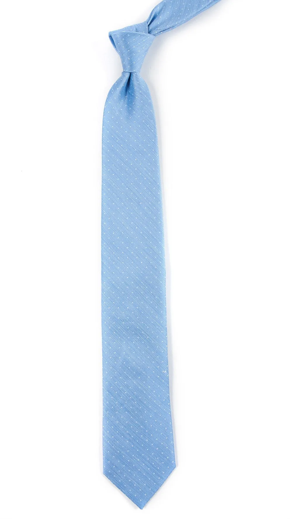 Destination Dots Light Blue Tie