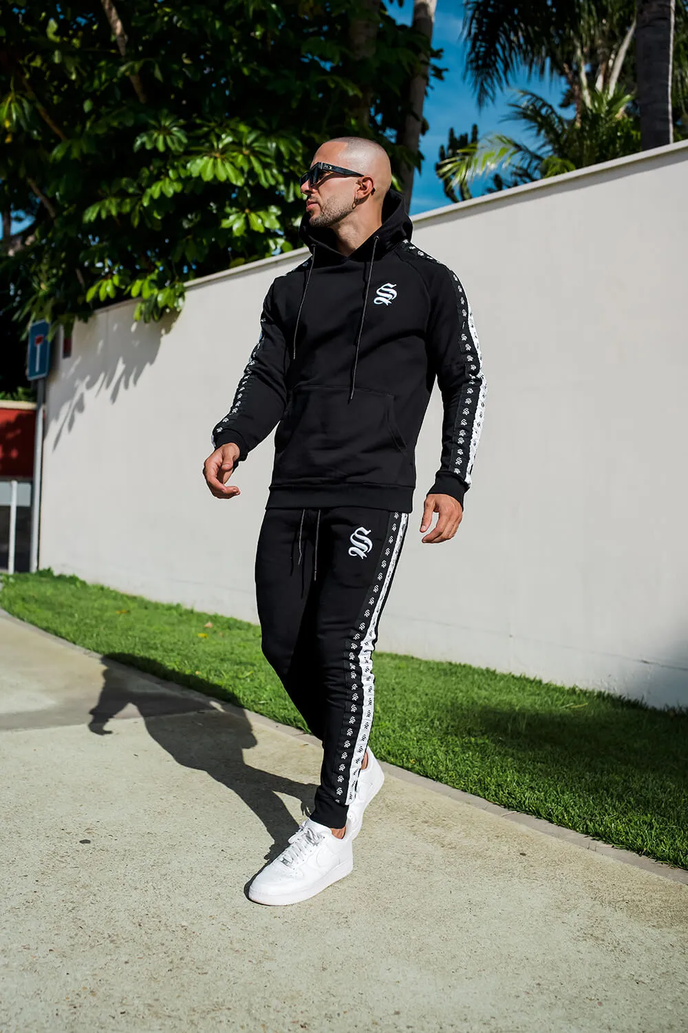 Double Tape Hoodie - Black