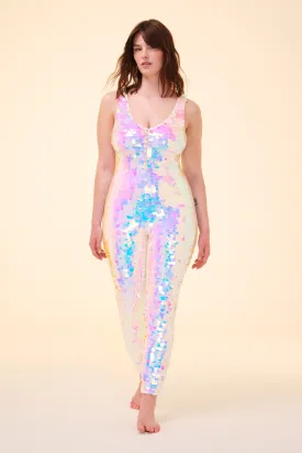 ELECTRA SEQUIN JUMPSUIT - OPAL '24