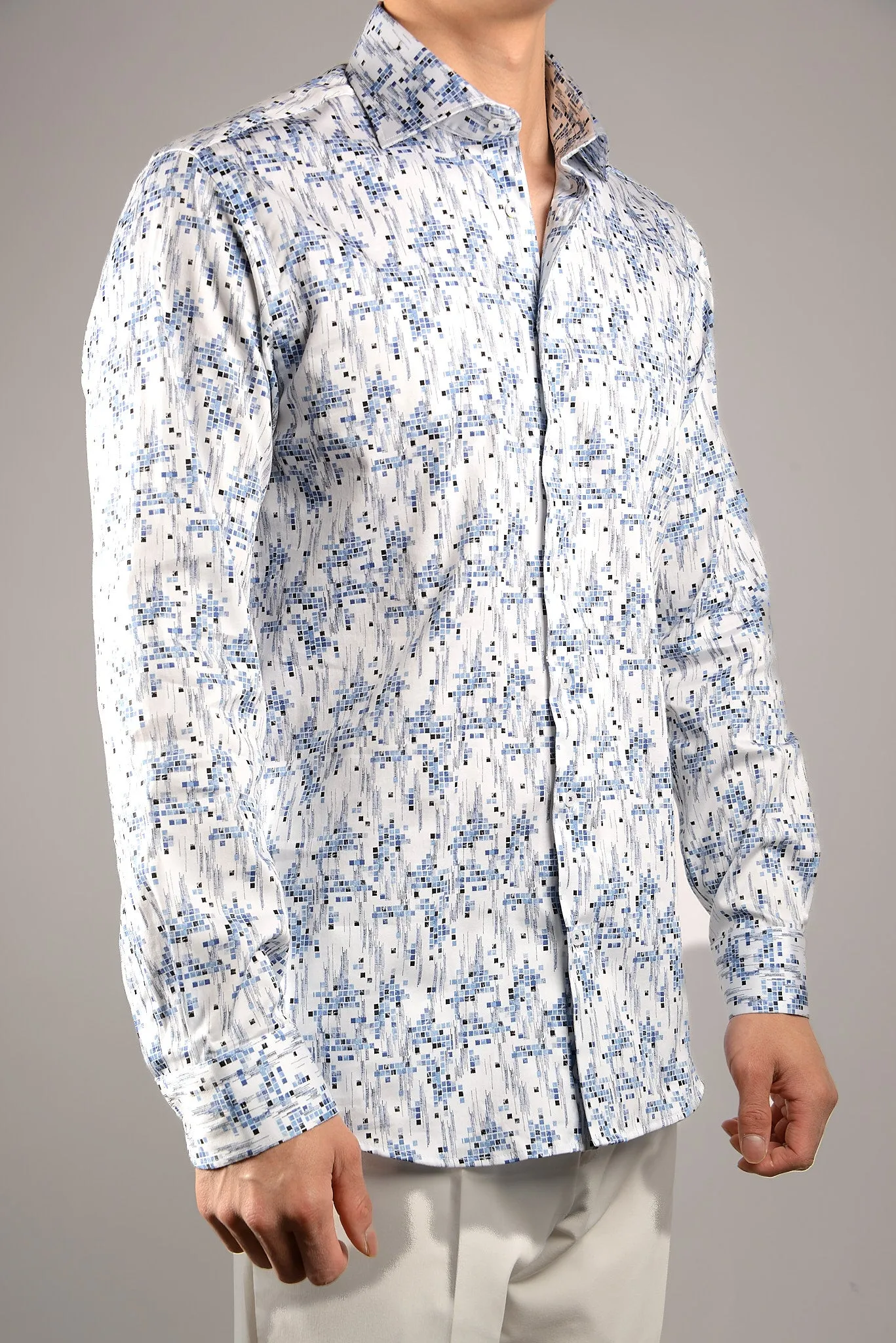 EURO SATEEN LS SPORT SHIRT