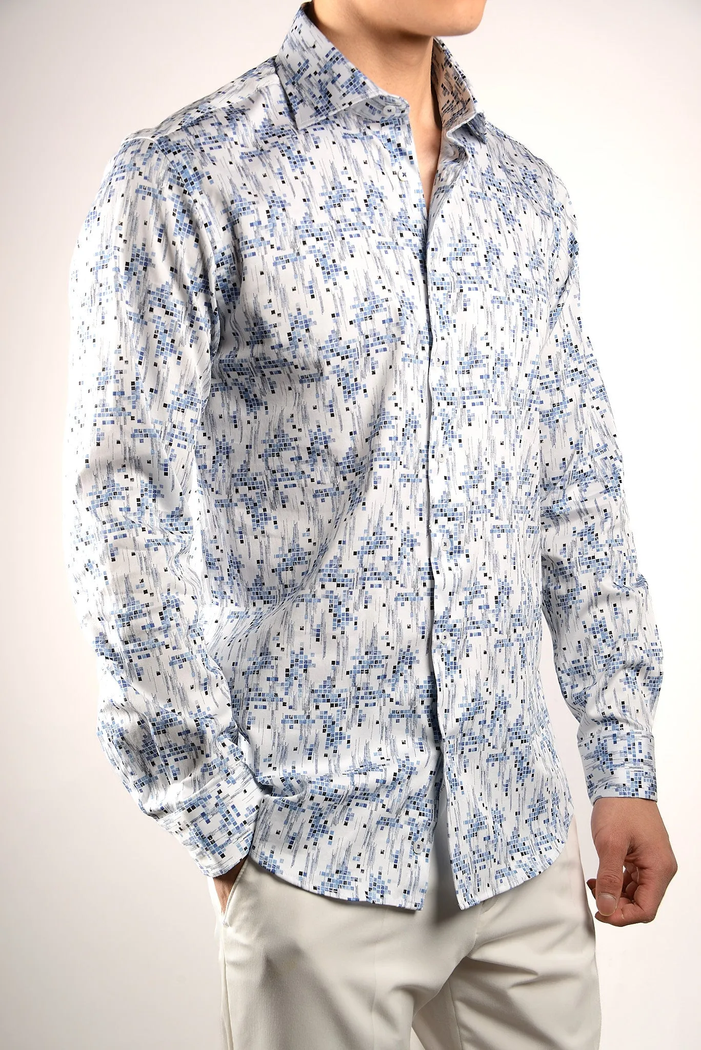 EURO SATEEN LS SPORT SHIRT