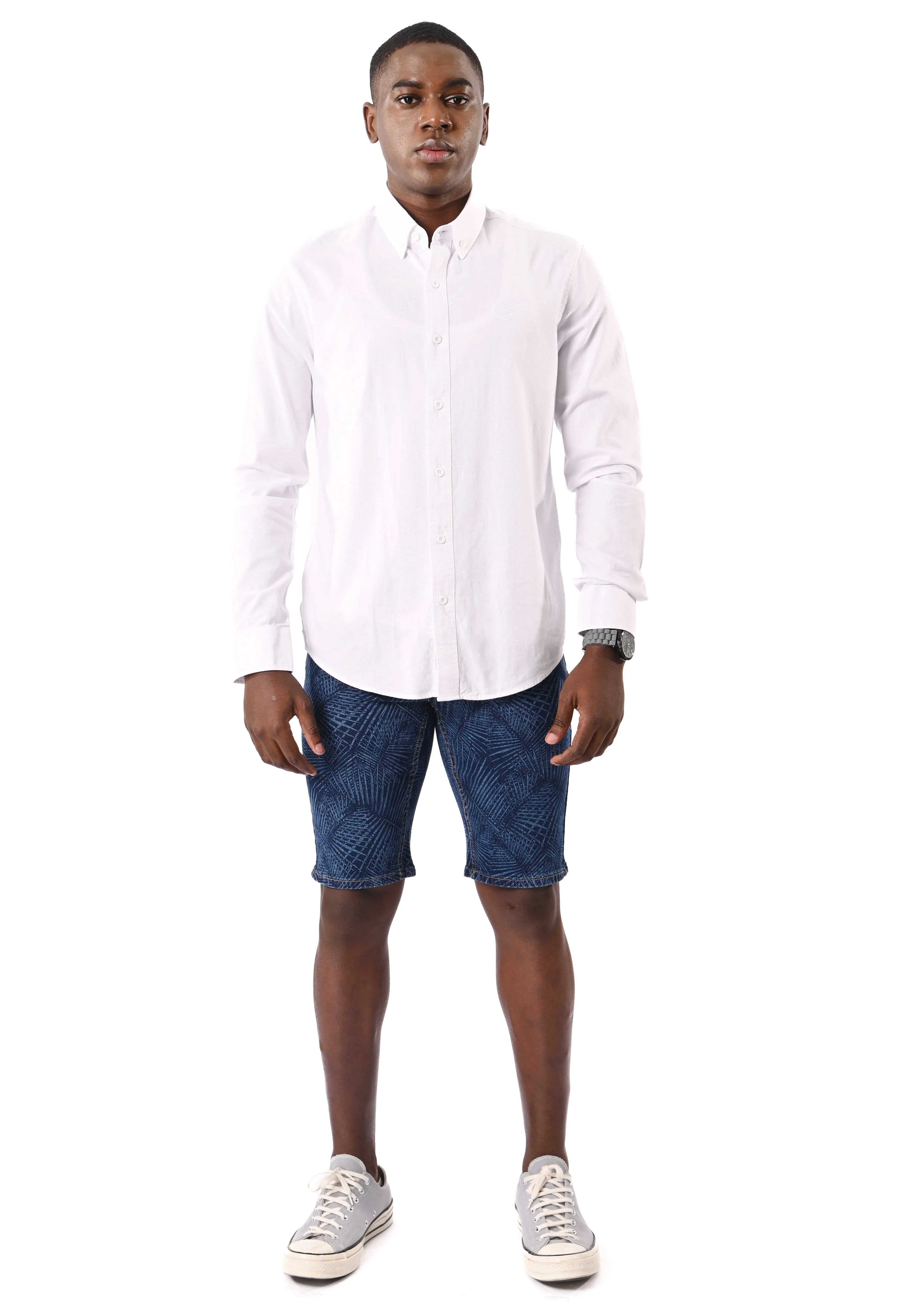 EXHAUST LONG SLEEVE SHIRT [SLIM FIT] 1623