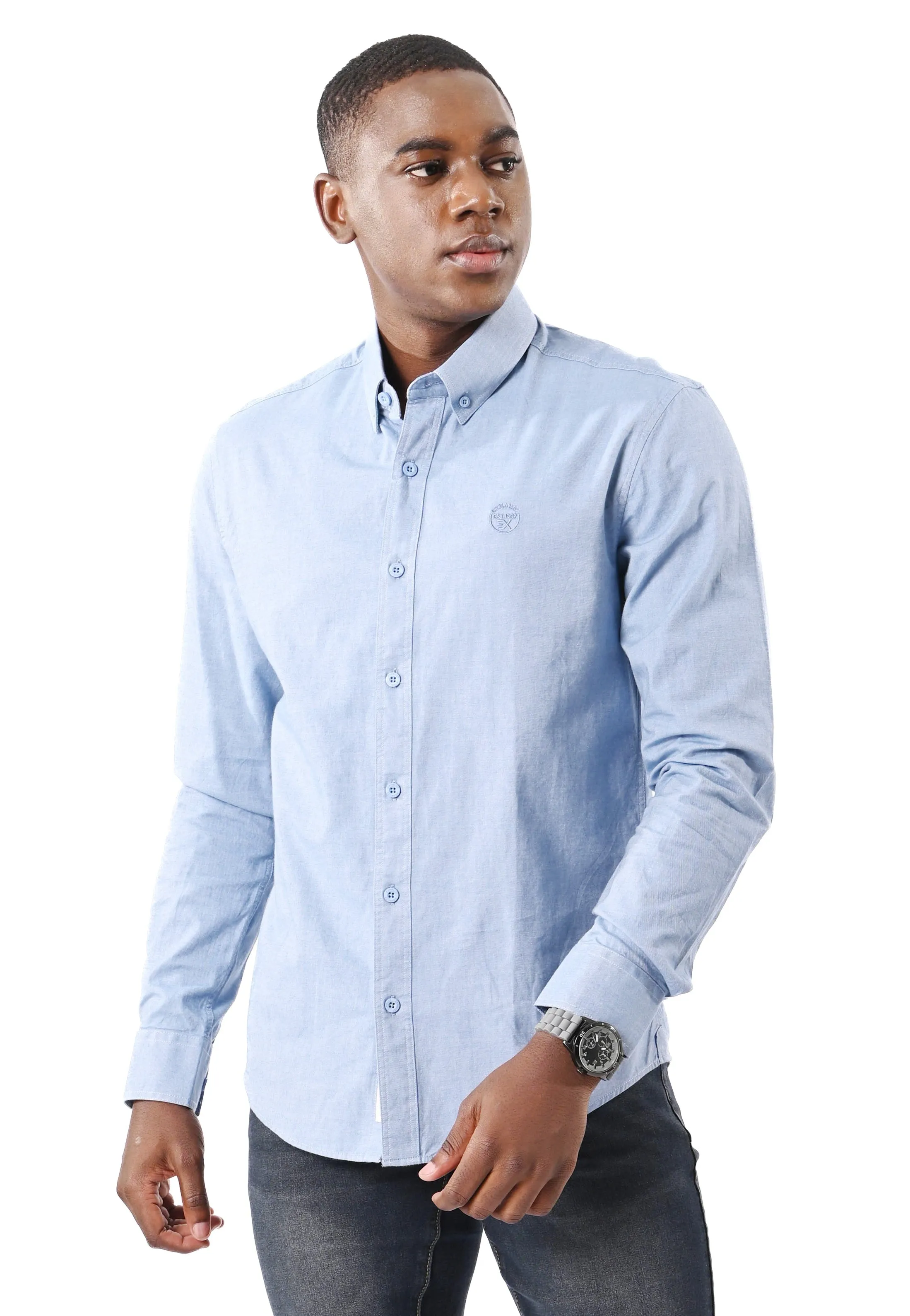 EXHAUST LONG SLEEVE SHIRT [SLIM FIT] 1623