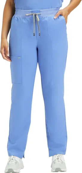 Fabletics Women's Performance Scrub Pant - MotionTech, 4-Way Stretch, Pocket-Packed, Wrinkle-Resist, Semi-Slim Fit