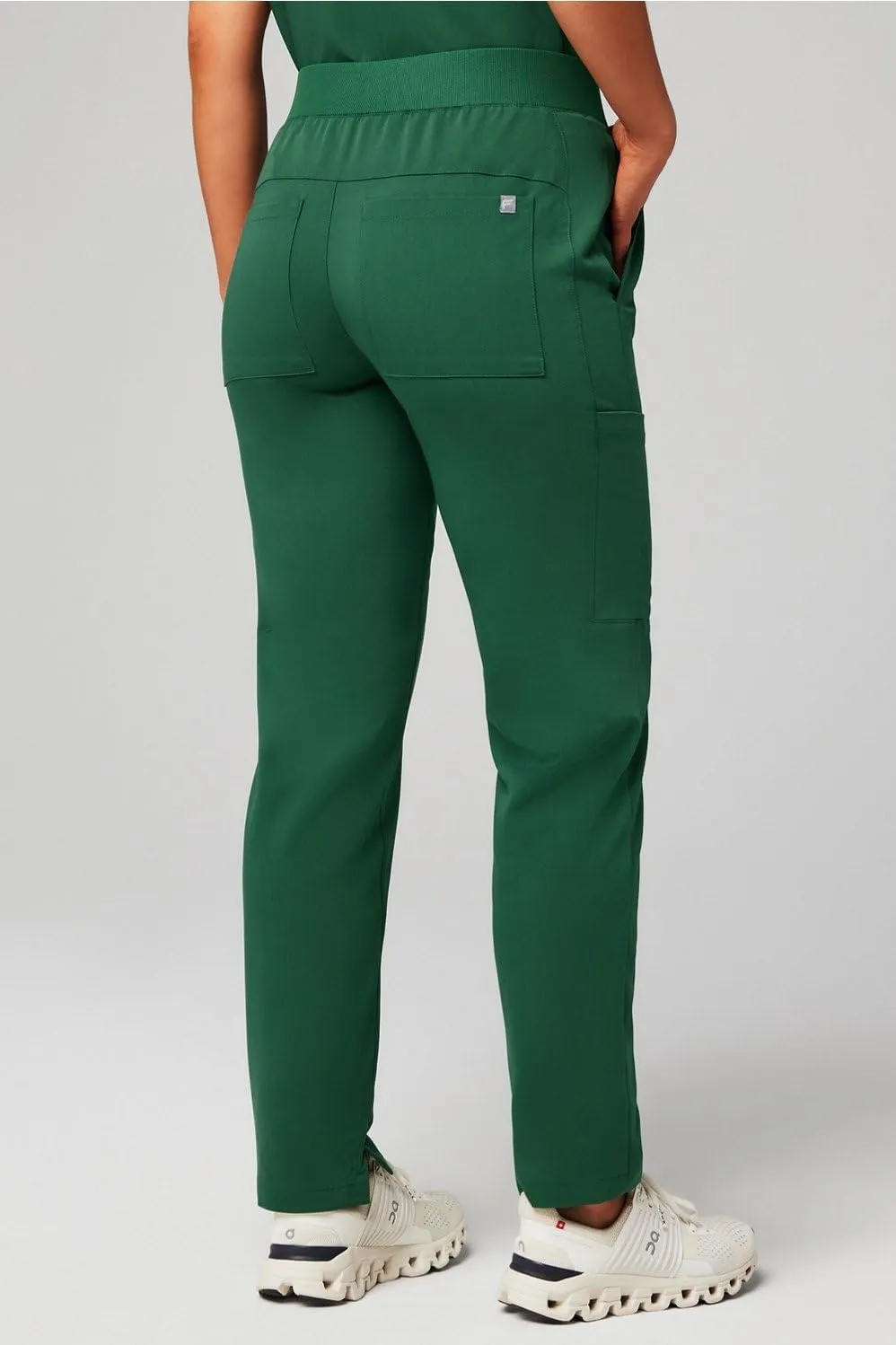 Fabletics Women's Performance Scrub Pant - MotionTech, 4-Way Stretch, Pocket-Packed, Wrinkle-Resist, Semi-Slim Fit