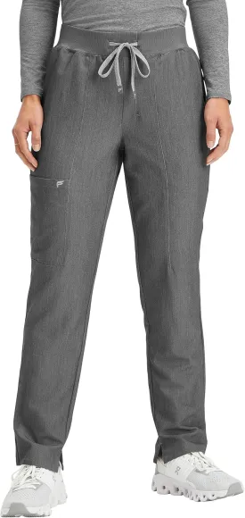 Fabletics Women's Performance Scrub Pant - MotionTech, 4-Way Stretch, Pocket-Packed, Wrinkle-Resist, Semi-Slim Fit