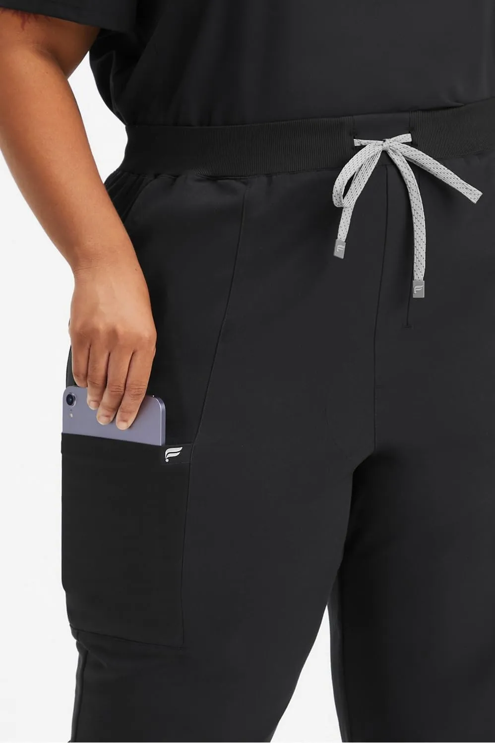 Fabletics Women's Performance Scrub Pant - MotionTech, 4-Way Stretch, Pocket-Packed, Wrinkle-Resist, Semi-Slim Fit