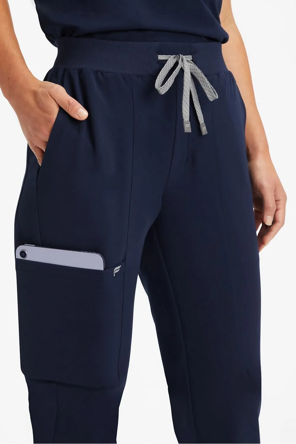Fabletics Women's Performance Scrub Pant - MotionTech, 4-Way Stretch, Pocket-Packed, Wrinkle-Resist, Semi-Slim Fit