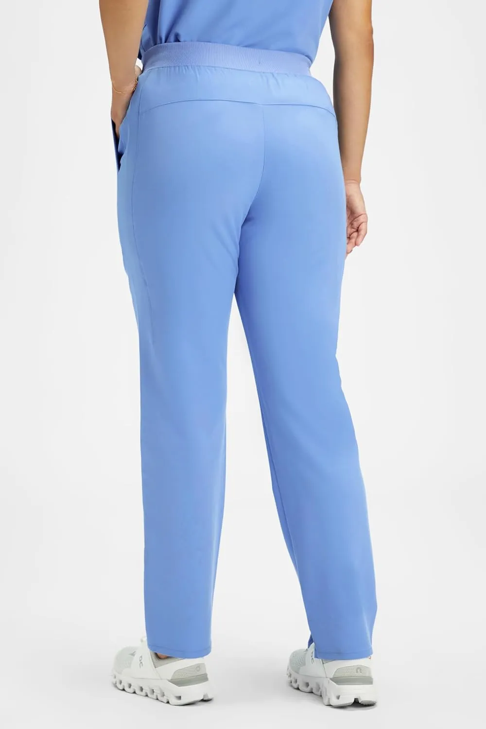 Fabletics Women's Performance Scrub Pant - MotionTech, 4-Way Stretch, Pocket-Packed, Wrinkle-Resist, Semi-Slim Fit