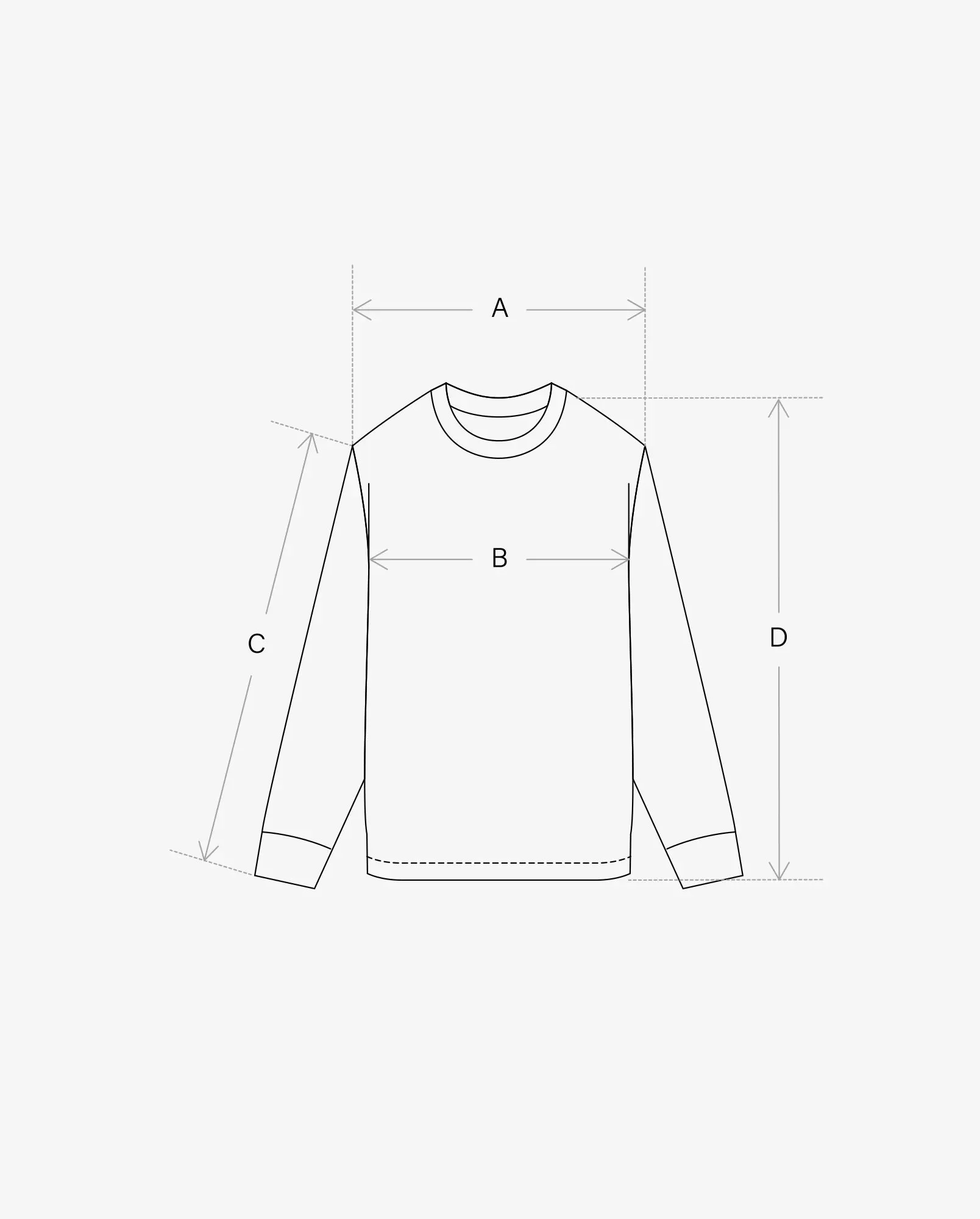 FGS Original Loopwheel Crewneck Sweatshirt / Gray