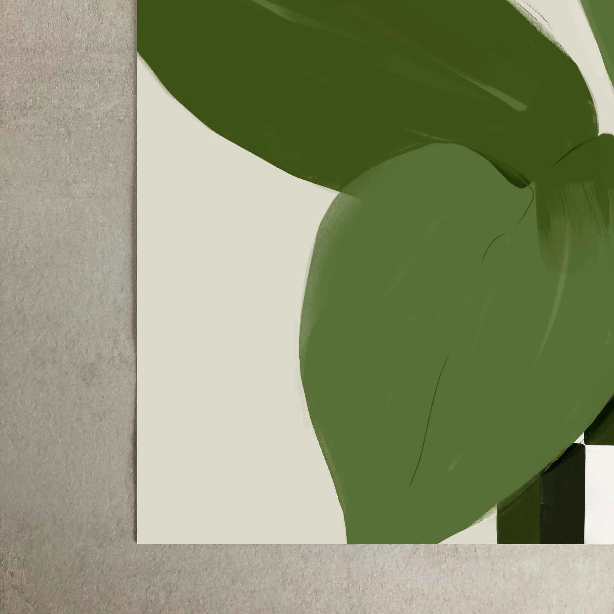 Green Princess Botanical Art Print