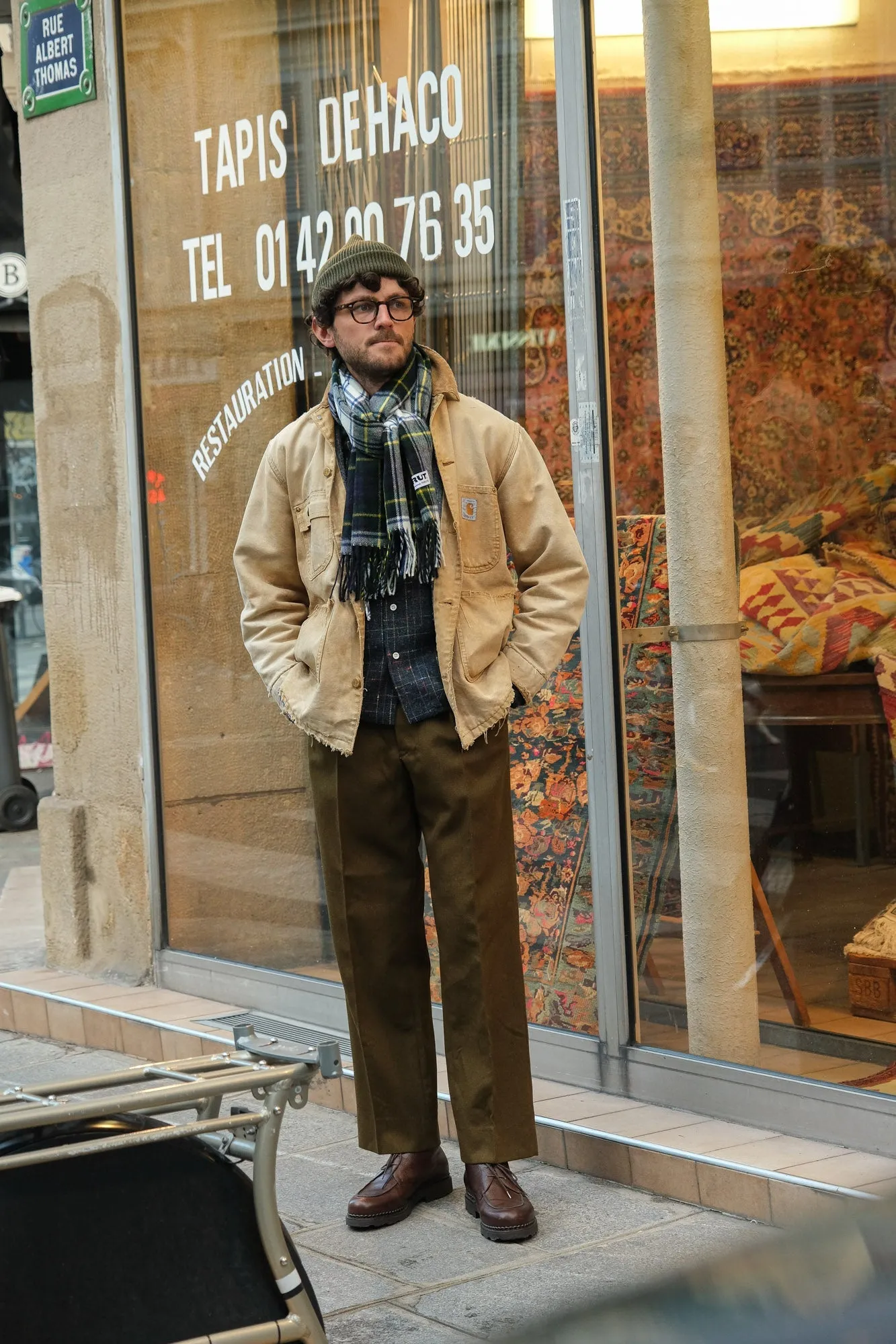 GREEN TAILOR PANTS