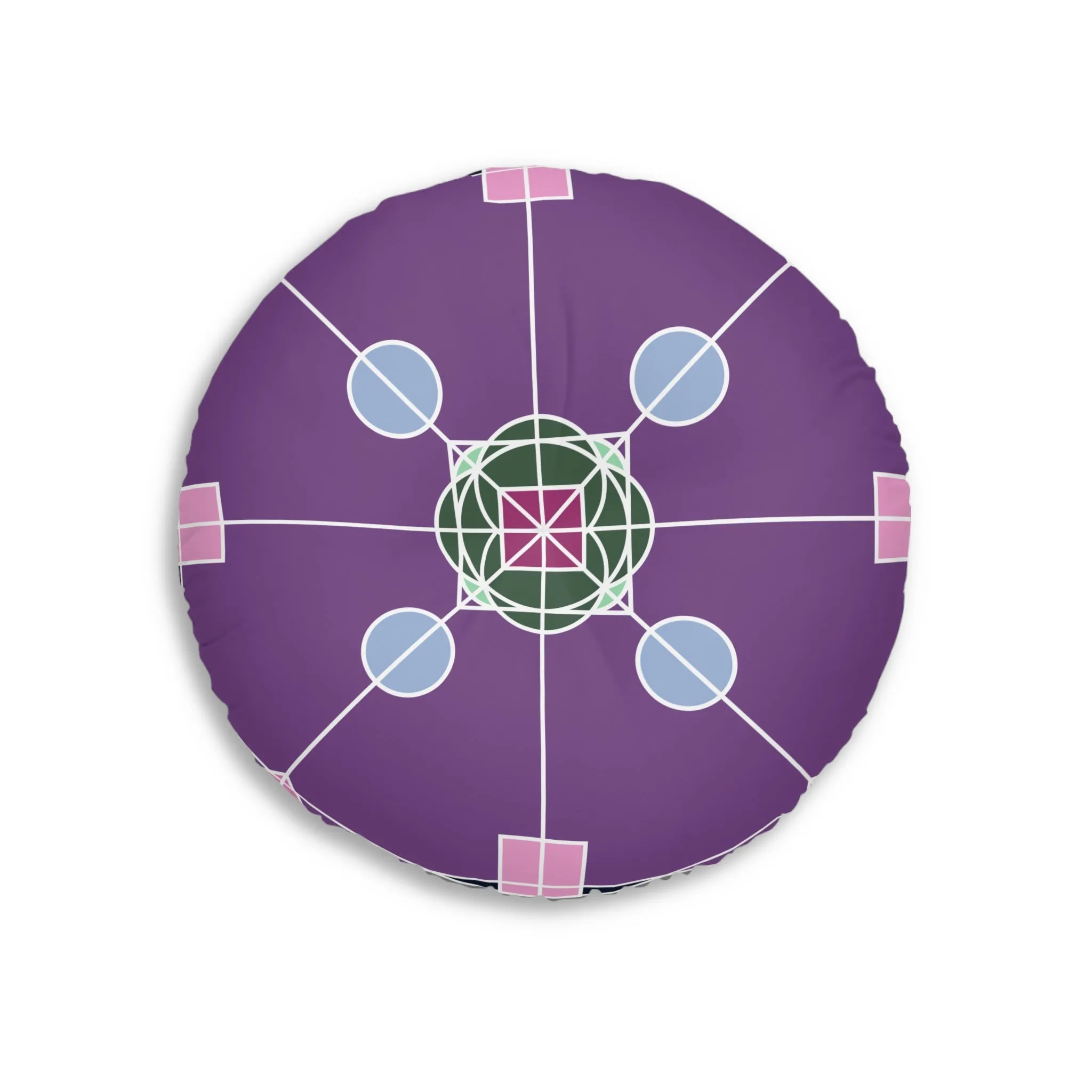 Handmade Mandala Design Tufted Floor Pillow