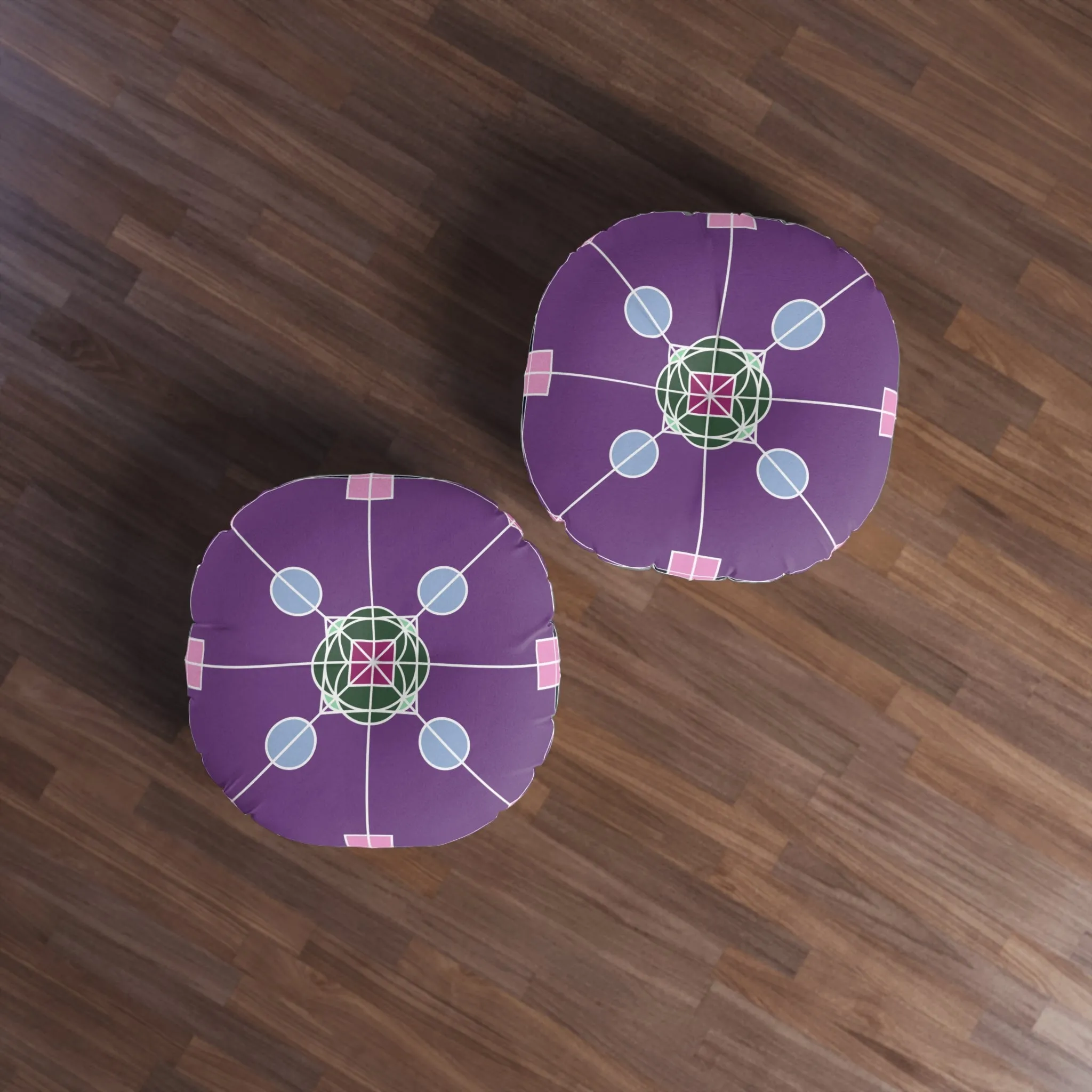 Handmade Mandala Design Tufted Floor Pillow