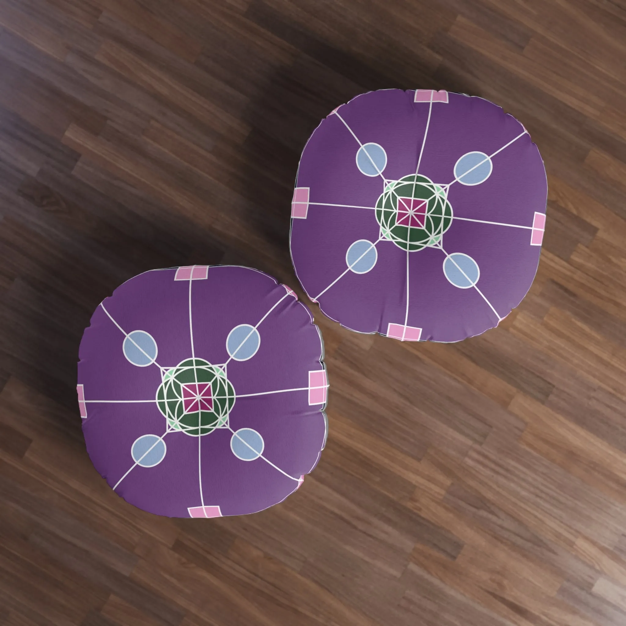 Handmade Mandala Design Tufted Floor Pillow