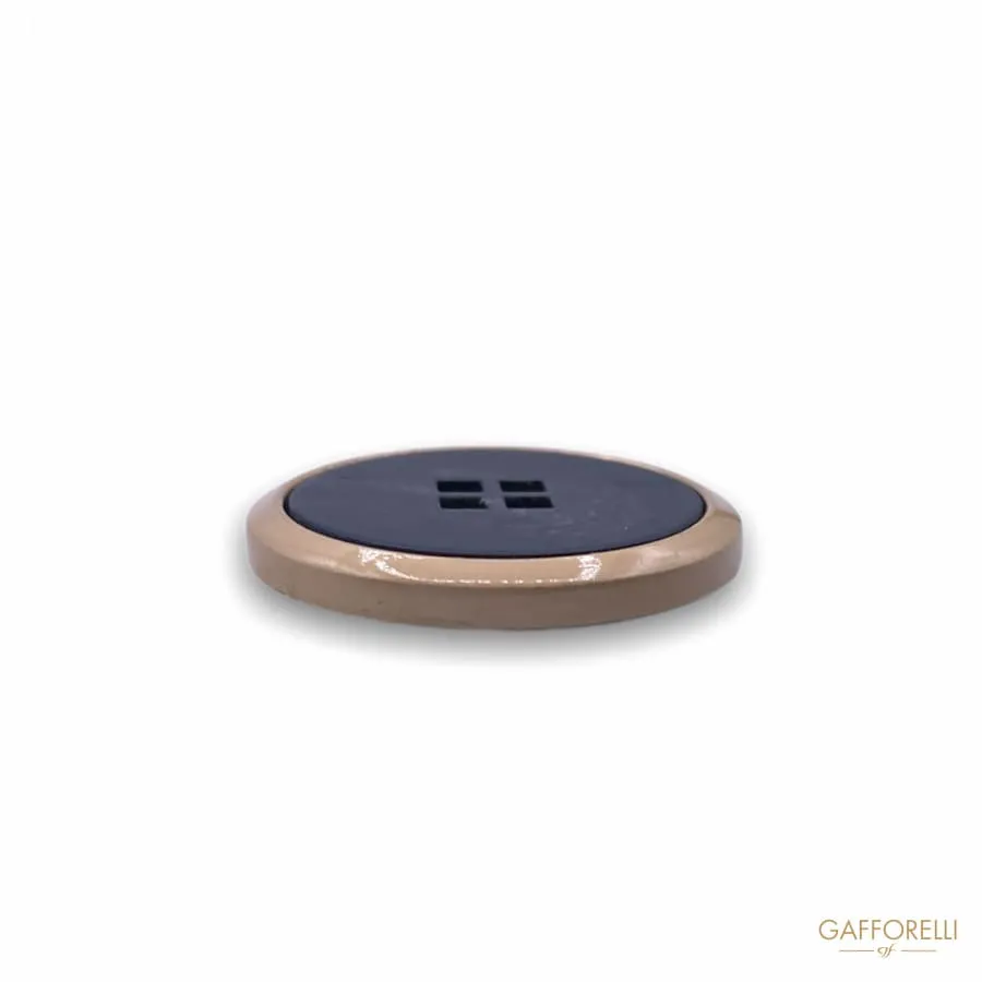 Horn Imitation Polyester Button D319 - Gafforelli Srl