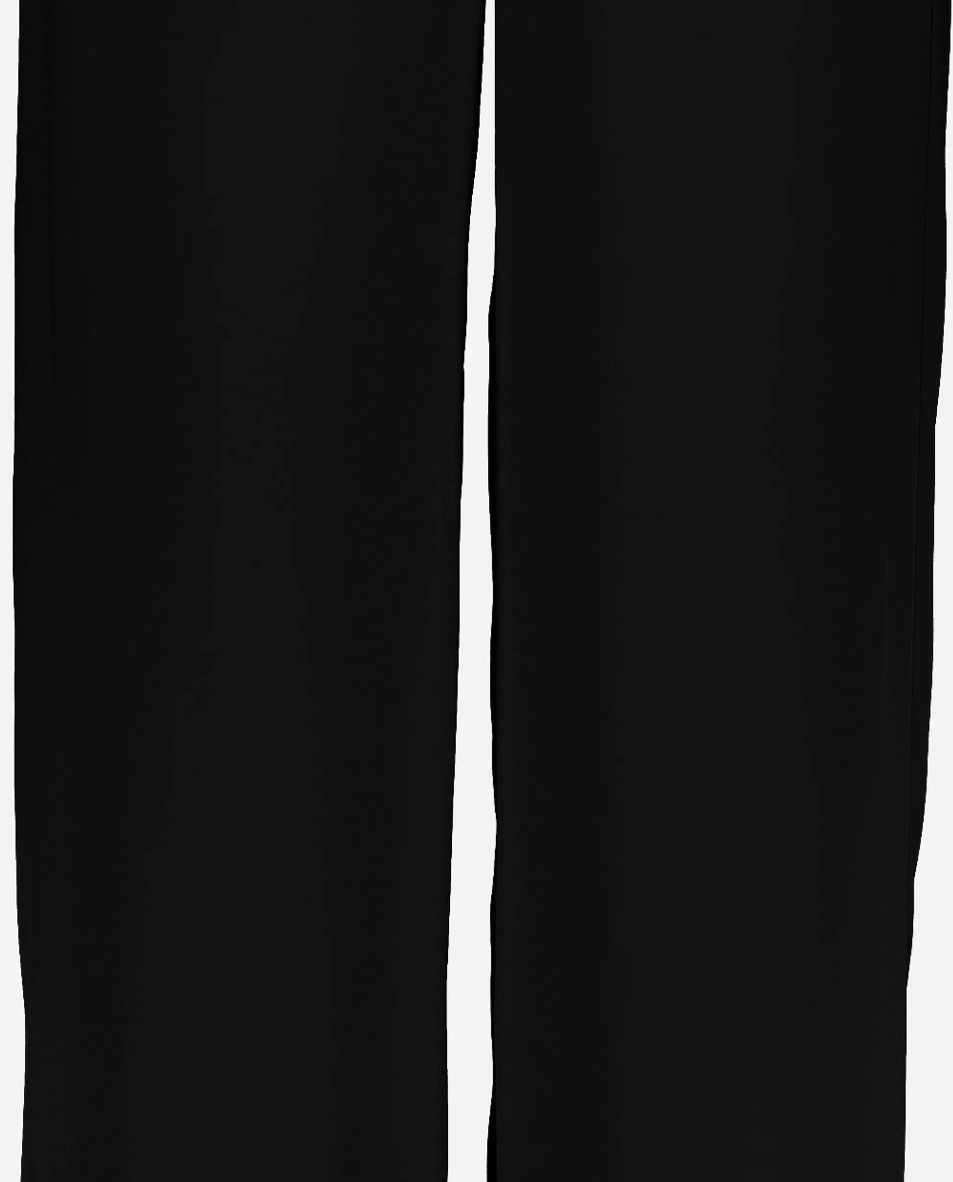 Hose aus Seide in Schwarz