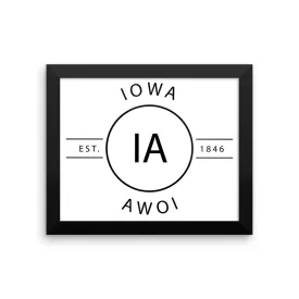 Iowa - Framed Print - Reflections