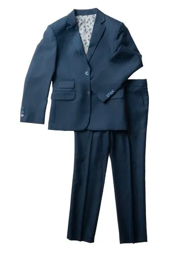 Isaac Mizrahi Boy's Stretch Suit | Textured