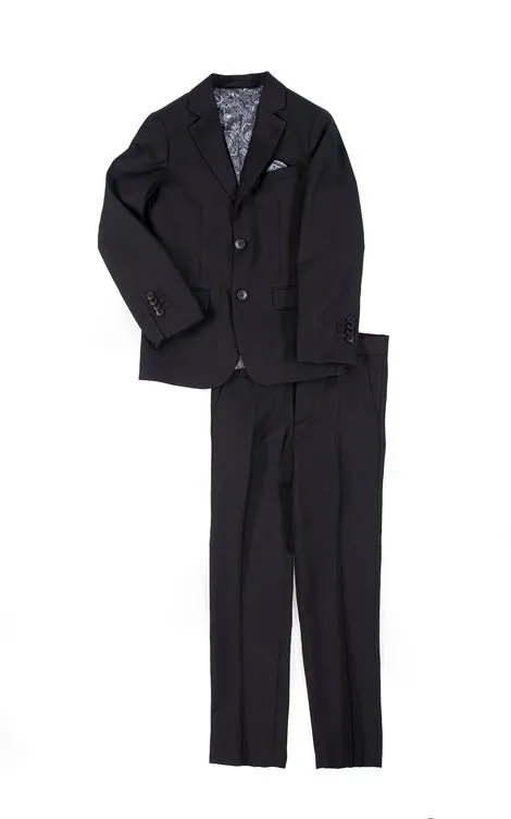 Isaac Mizrahi Boy's Stretch Suit | Textured
