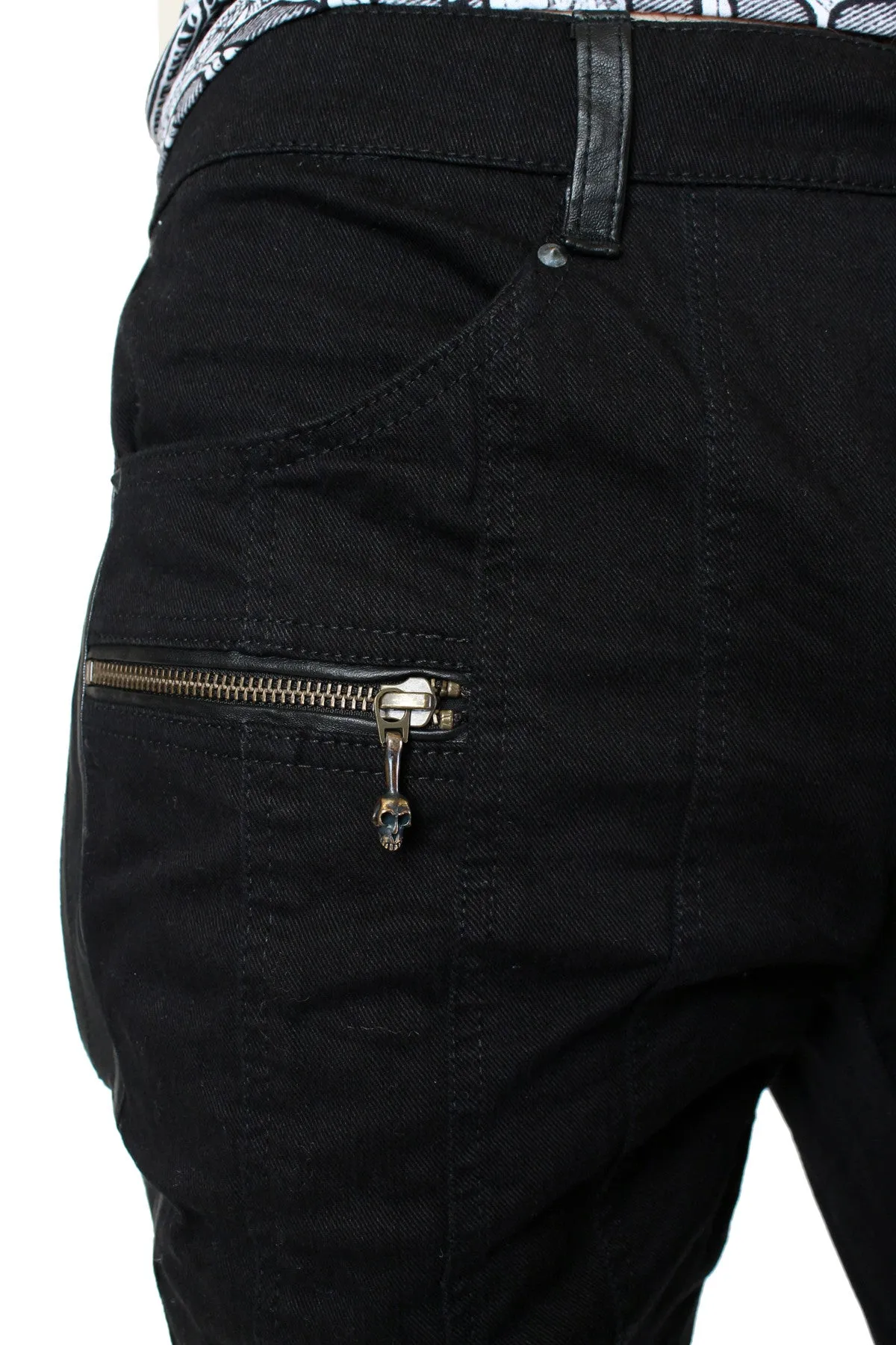 Jan Hilmer Icon Pants - denim/leather