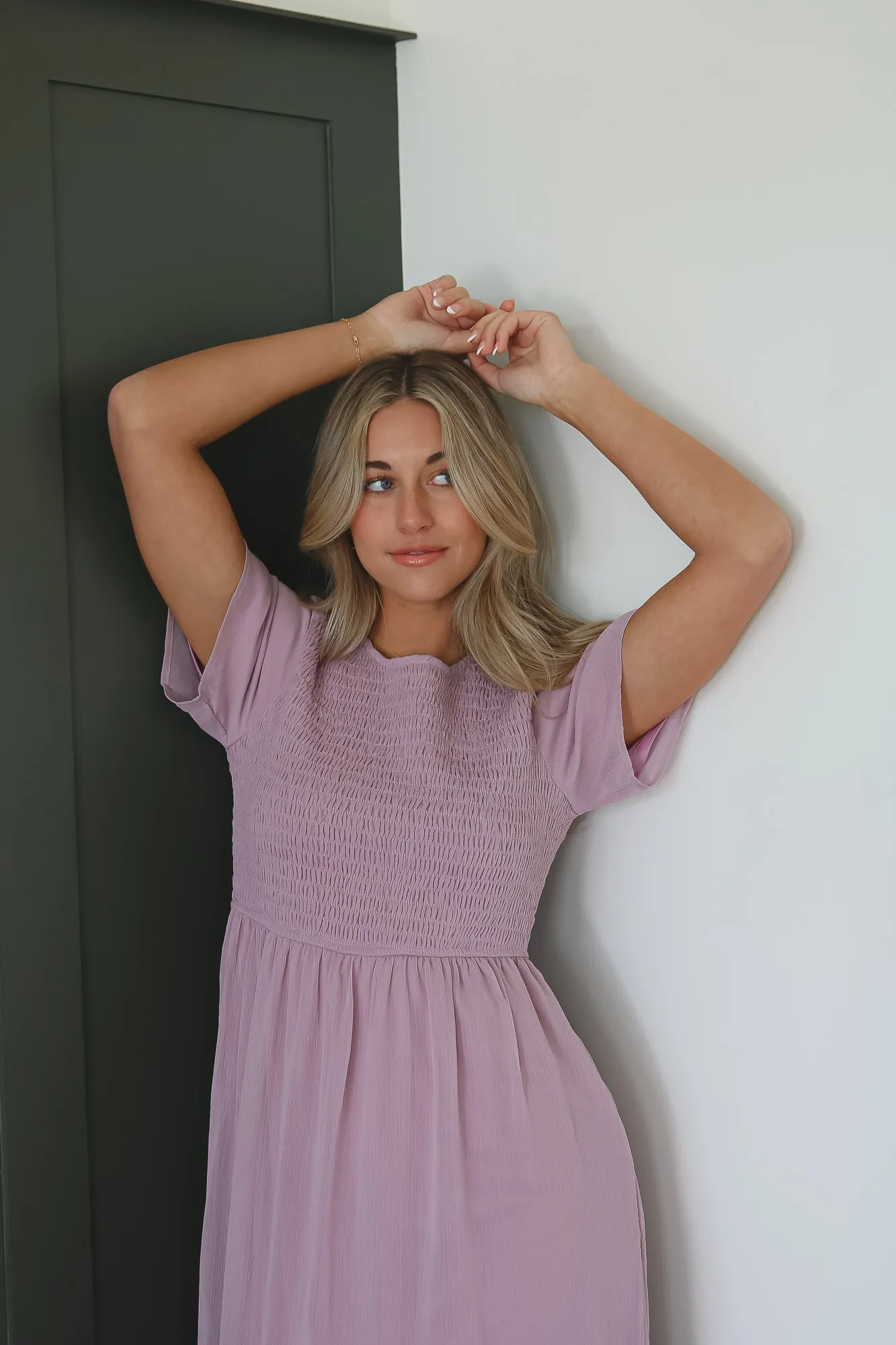 Kanyan Dress in Lavender Pink