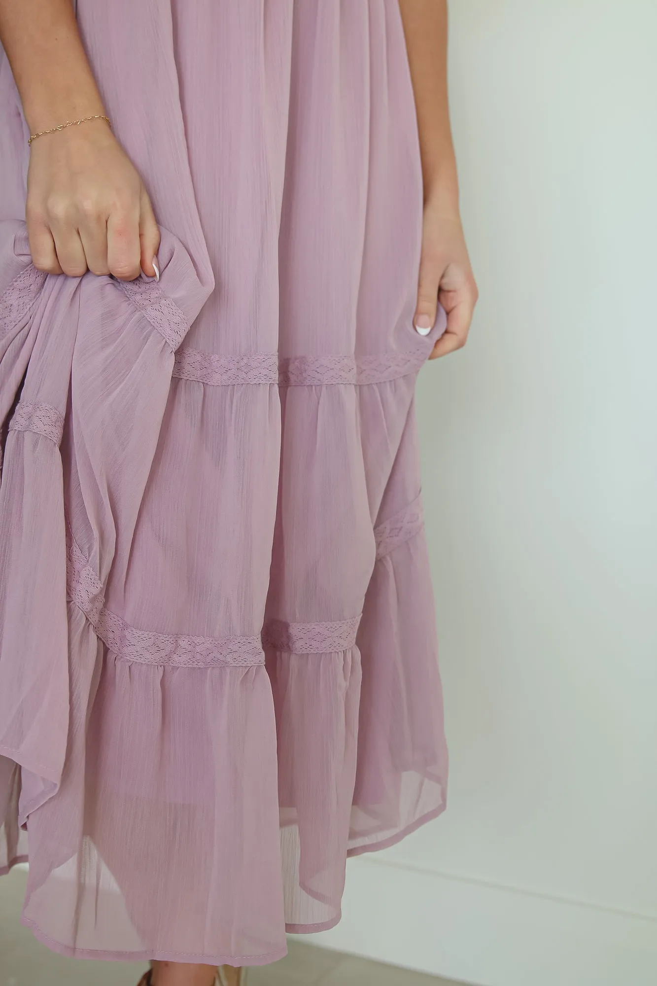 Kanyan Dress in Lavender Pink