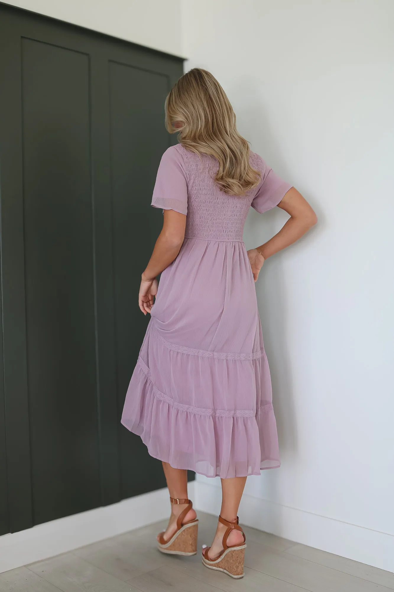 Kanyan Dress in Lavender Pink