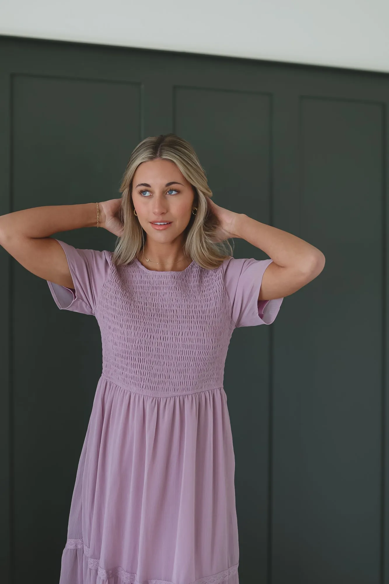 Kanyan Dress in Lavender Pink